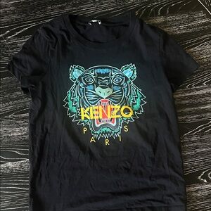 Kenzo Women’s Navy Blue Tiger Tee